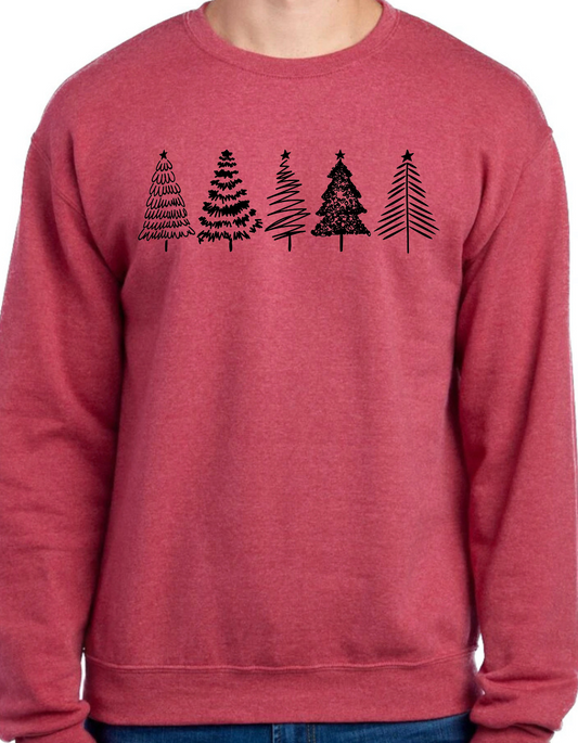 Christmas Trees Crewneck