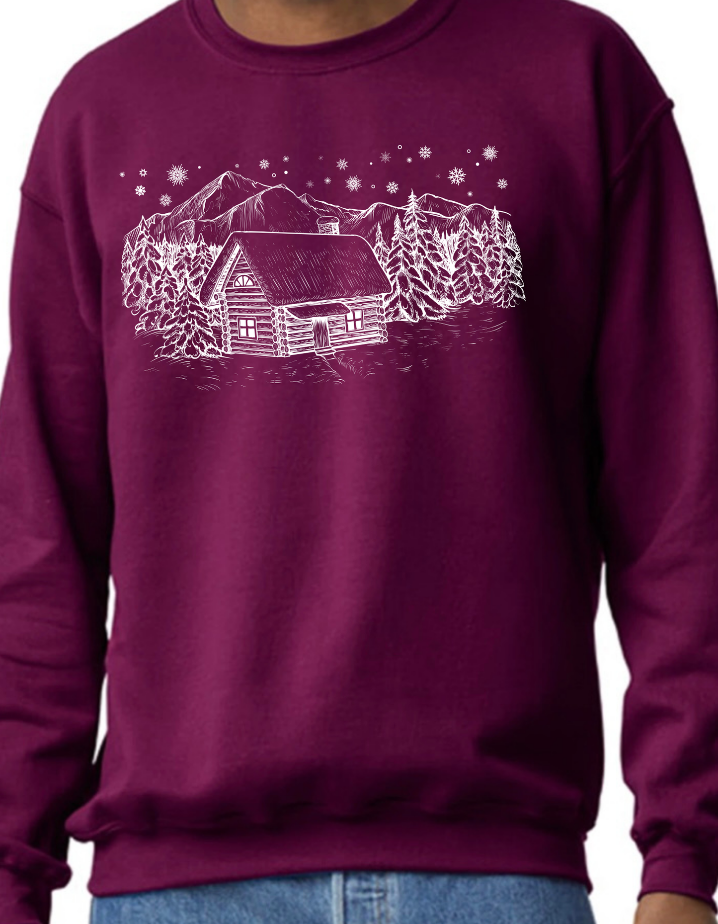 Winter Cabin Crewneck