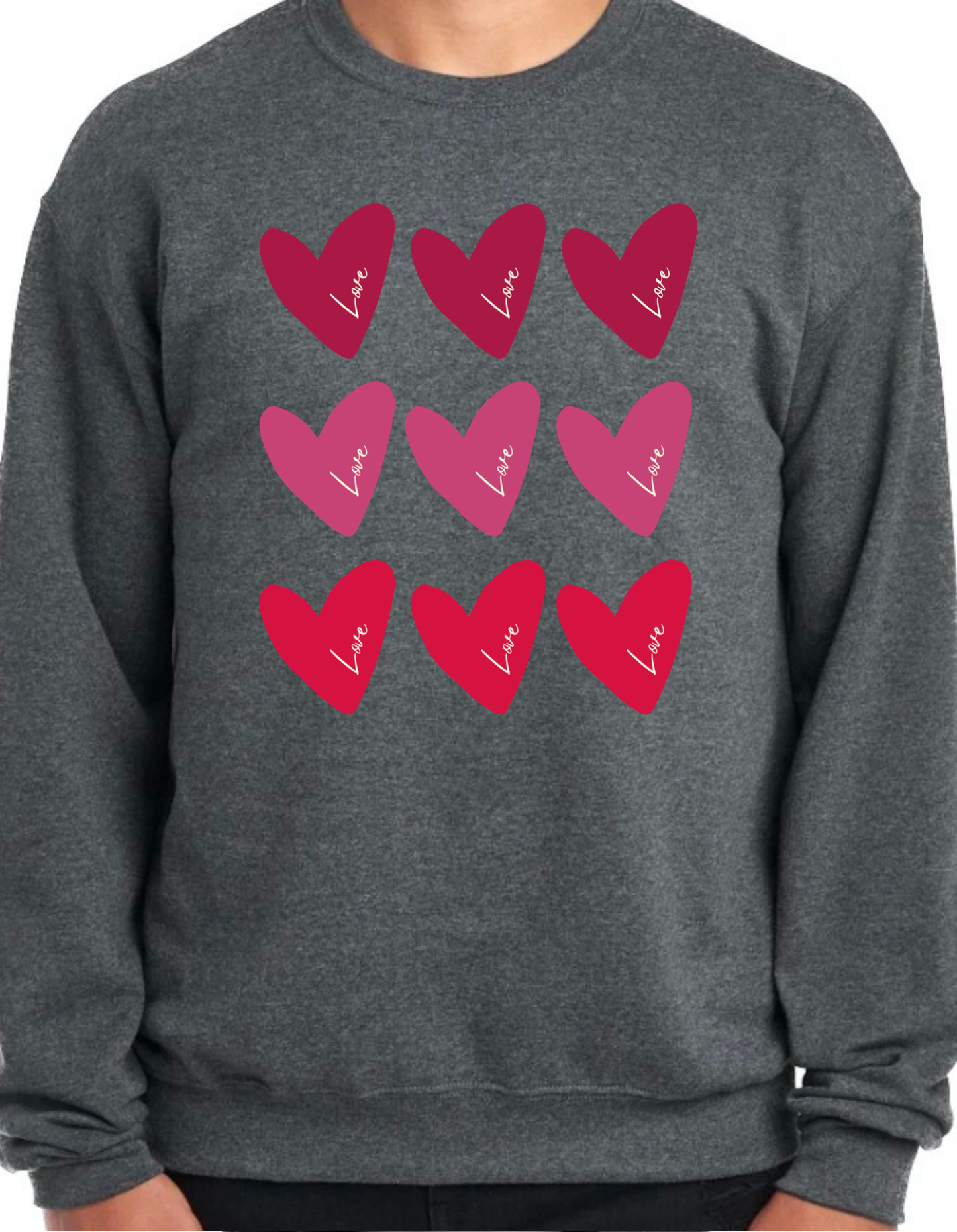 Love Hearts Crewneck