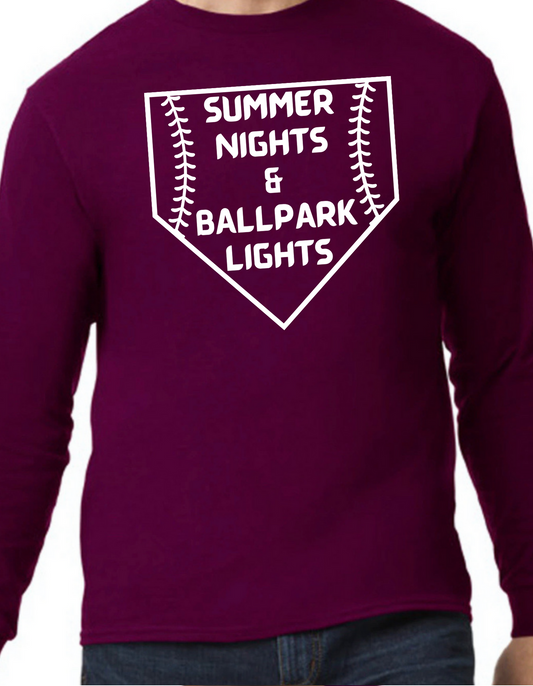 Summer Nights & Ballpark Lights Longsleeve