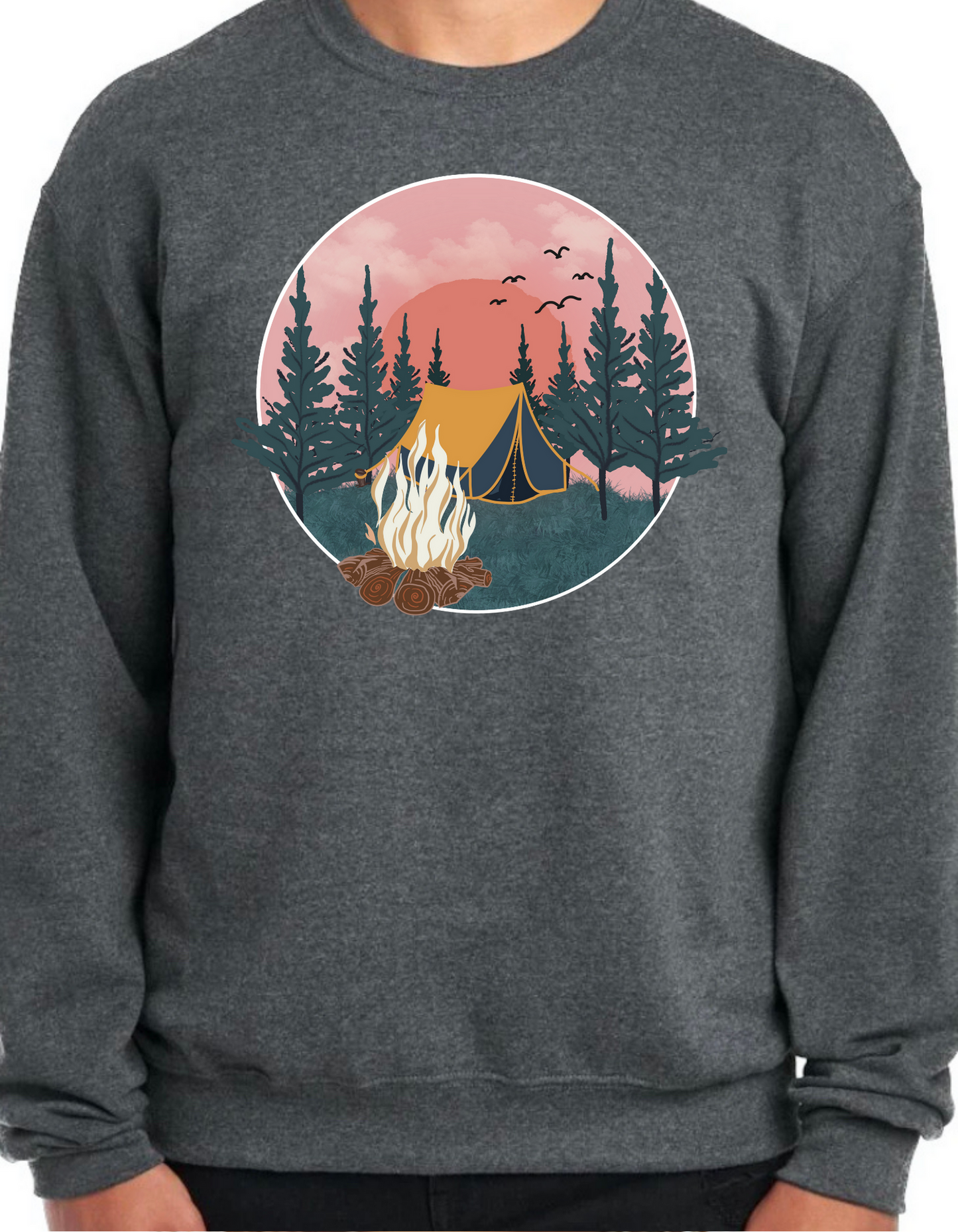 Campfire Sunset Crewneck