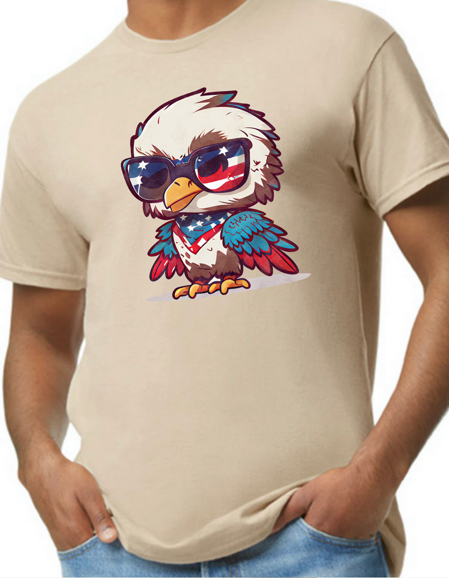 Patriotic Eagle Graphic Tee