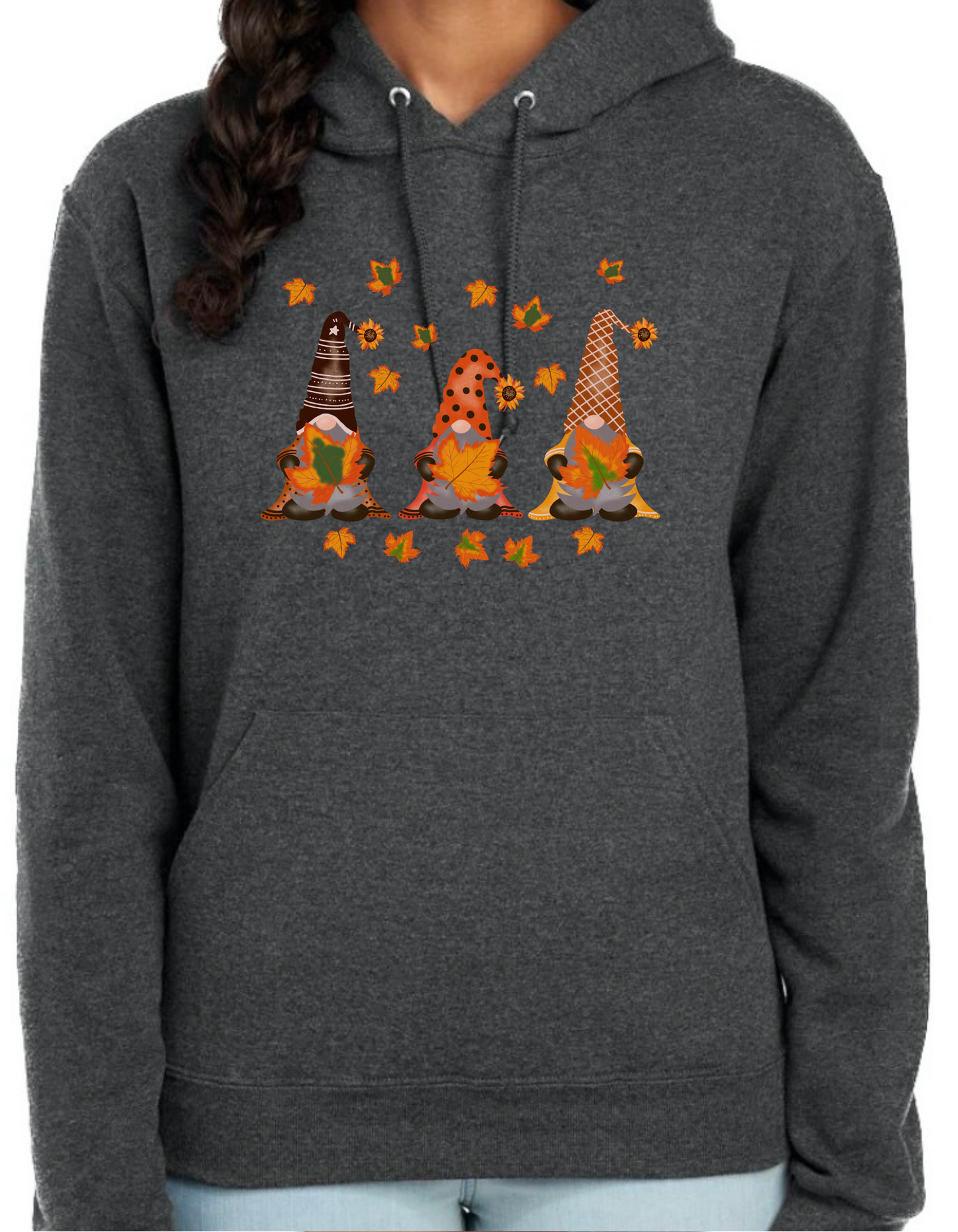 Fall Gnome Leaves Hoodie