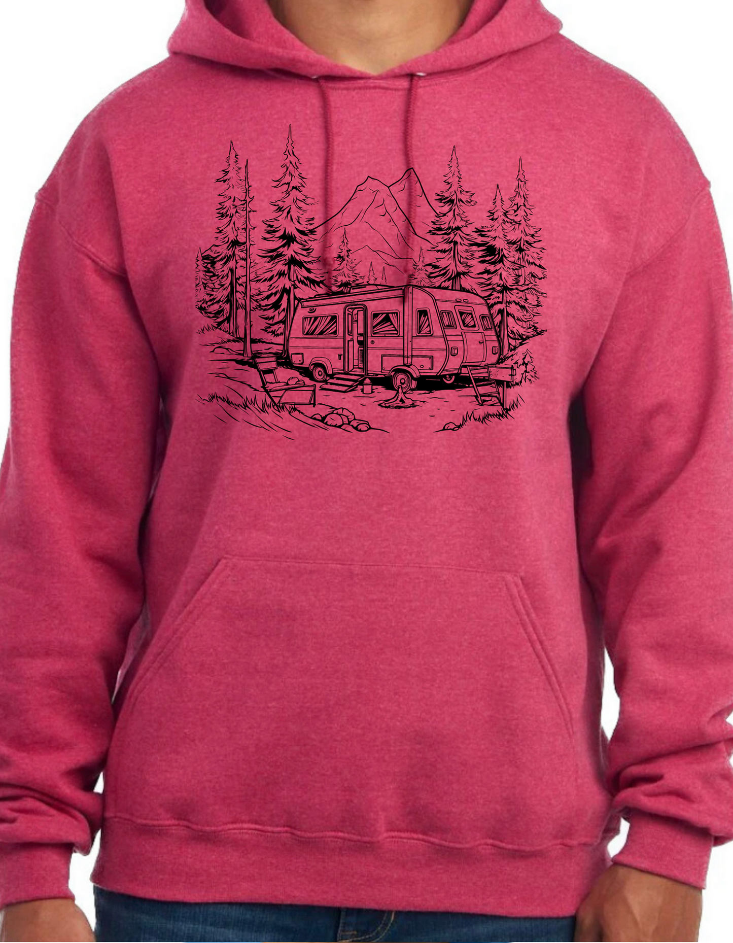 Camping in the Mountains Hoodie