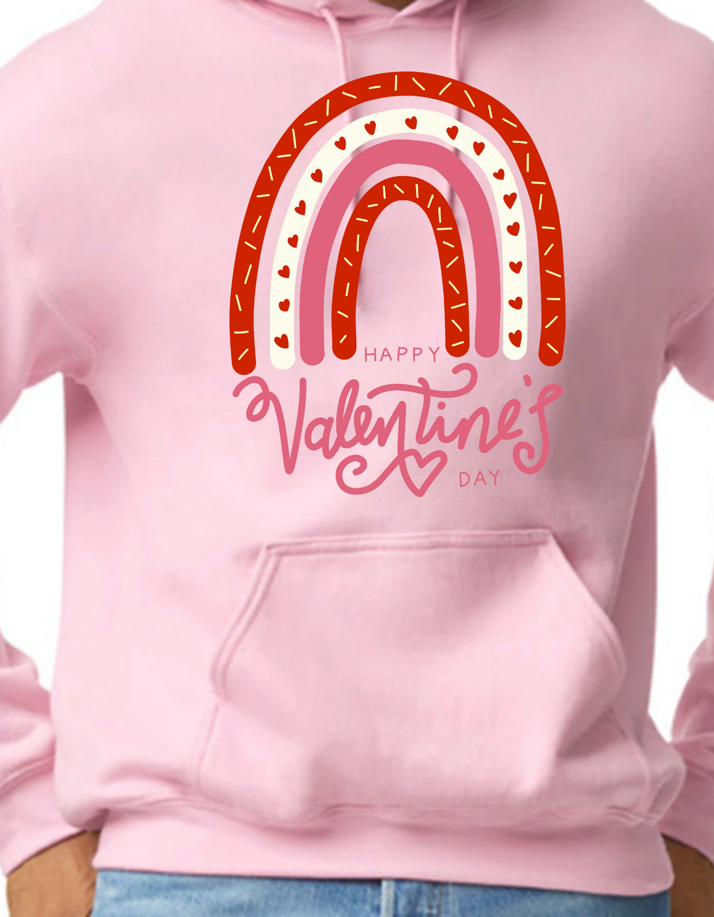 Valentine Rainbow Hoodie