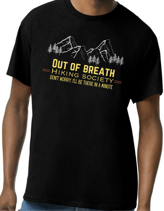 Out of Breath Hiking Society Graphic Tee
