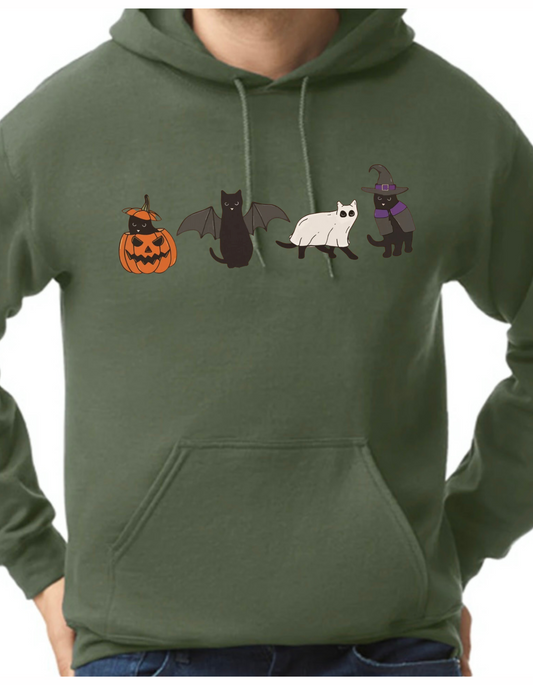 Halloween Cat Hoodie