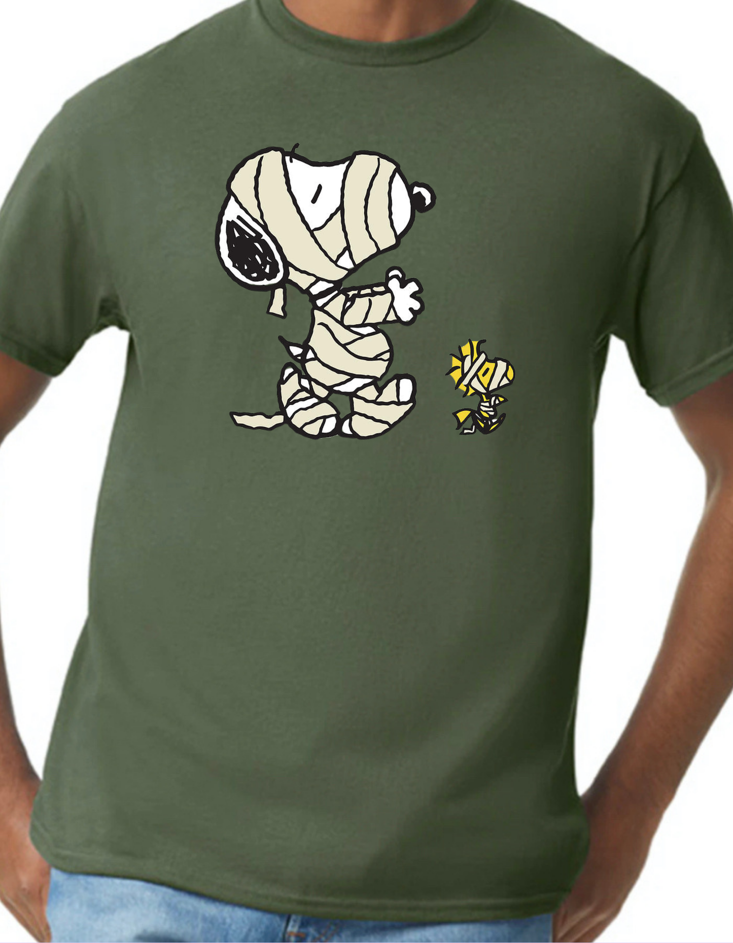 Mummy Snoopy & Woodstock Graphic Tee