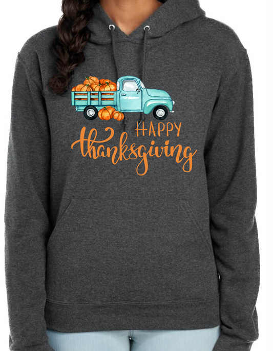 Happy Thanksgiving Truck Hoodie