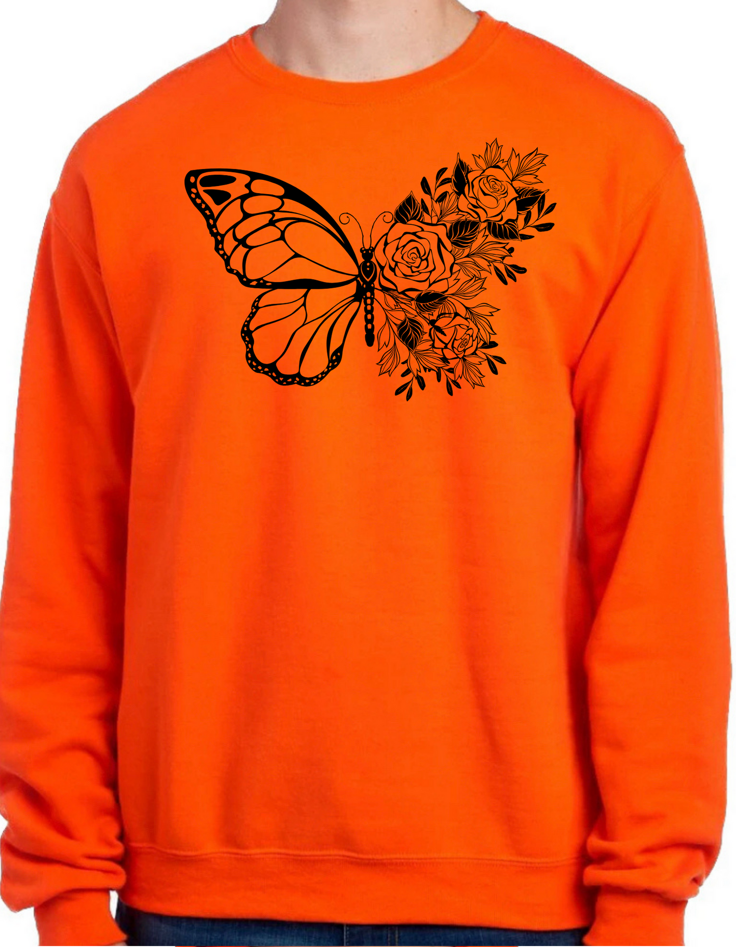 Blooming Butterfly Crewneck