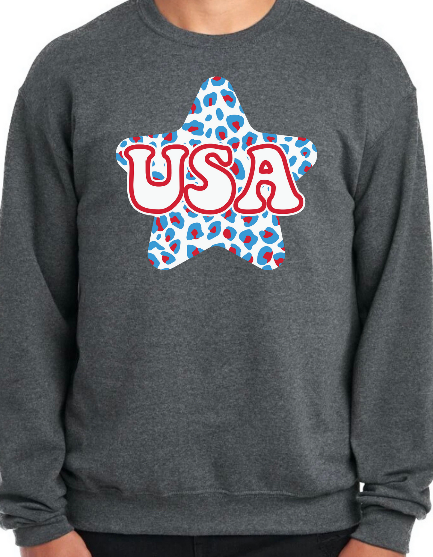 USA Star Crewneck