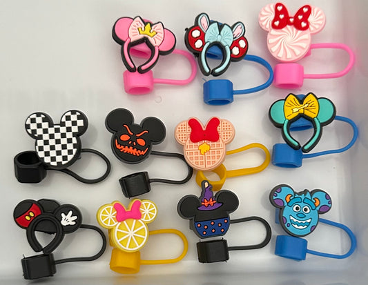 Character Ears Straw Covers