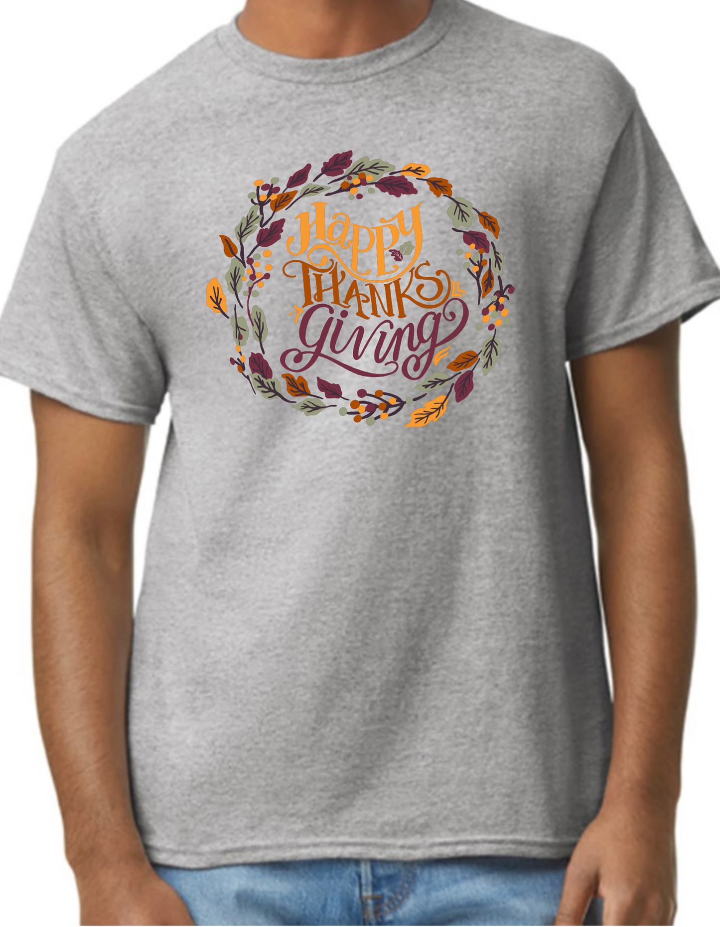 Thanksgiving Wreath Graphic Tee