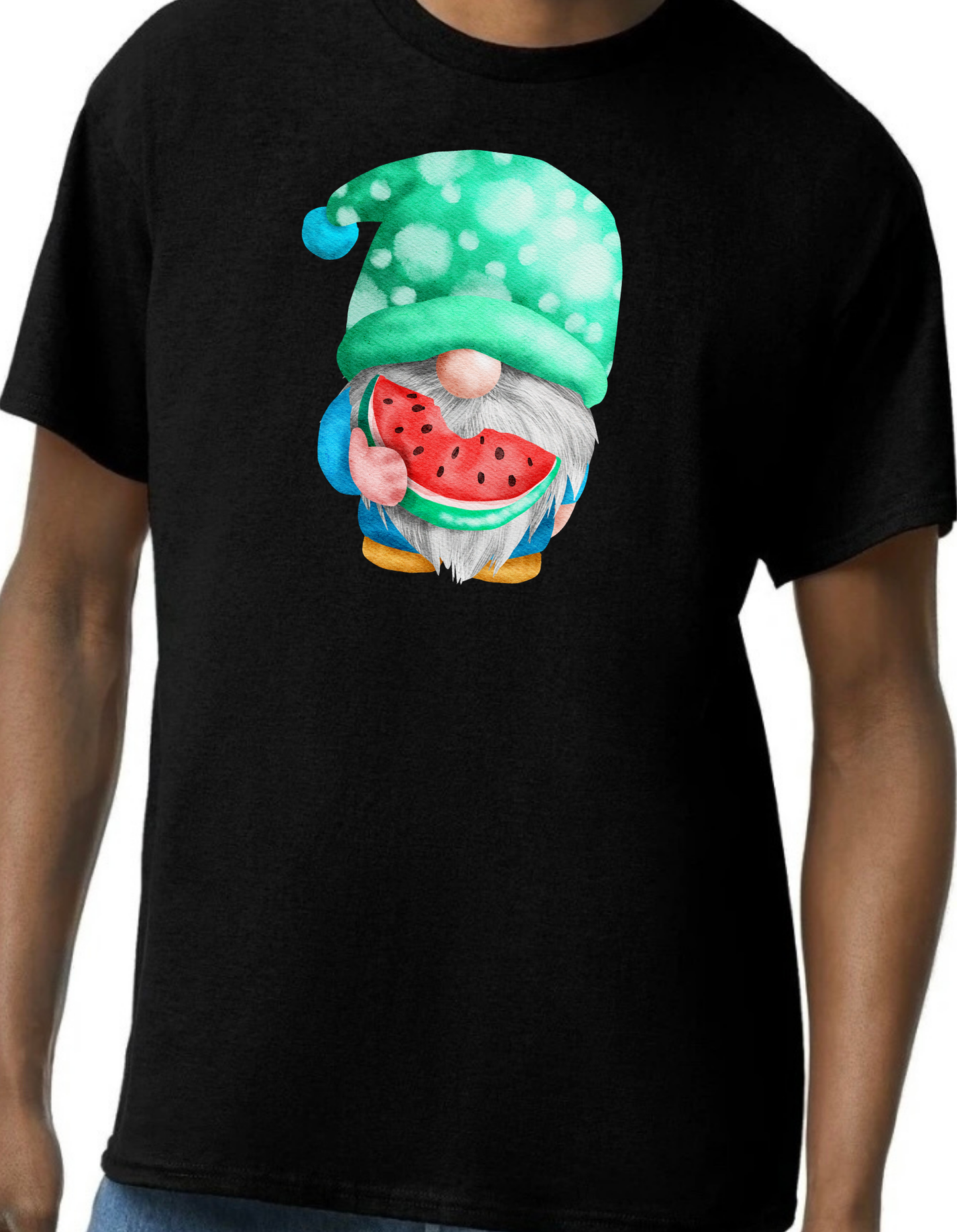 Watermelon Gnome Graphic Tee