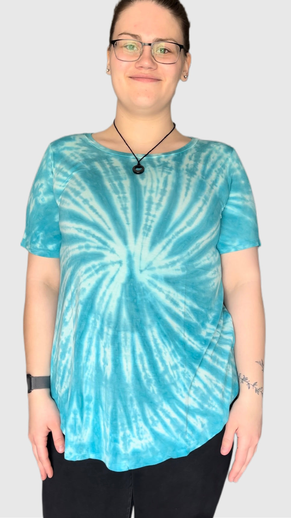 Tie Dye Round Neck Tee