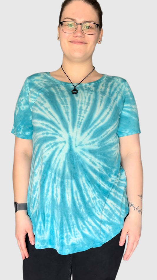 Tie Dye Round Neck Tee