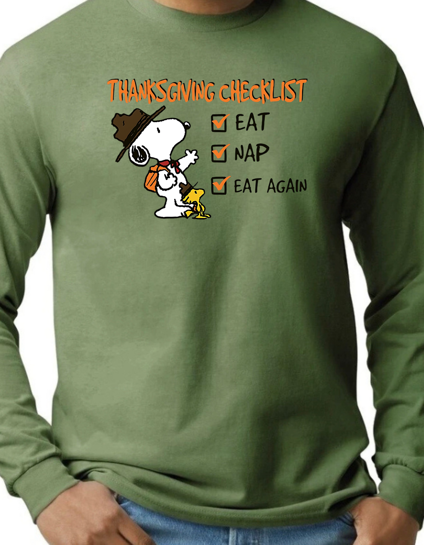 Thanksgiving Checklist Longsleeve