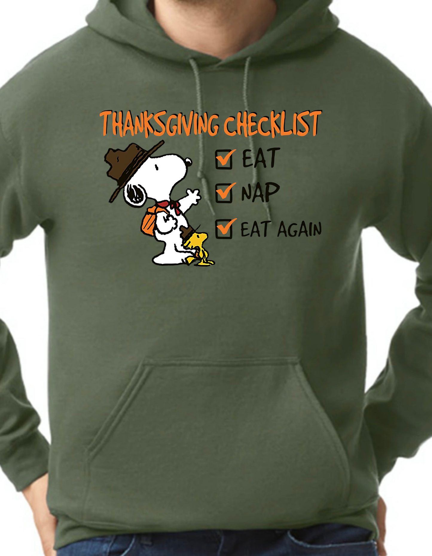 Thanksgiving Checklist Hoodie