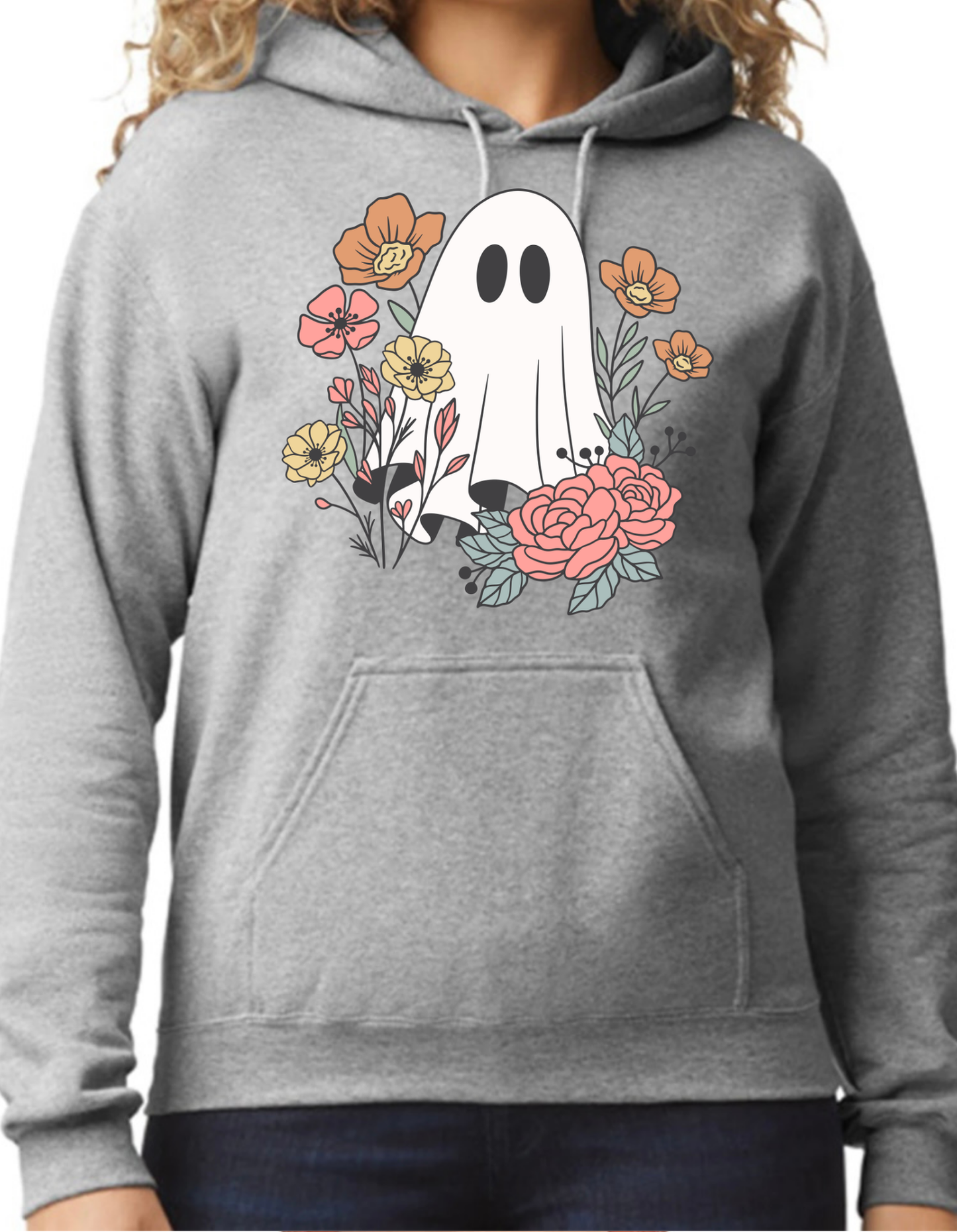 Flower Ghost Hoodie