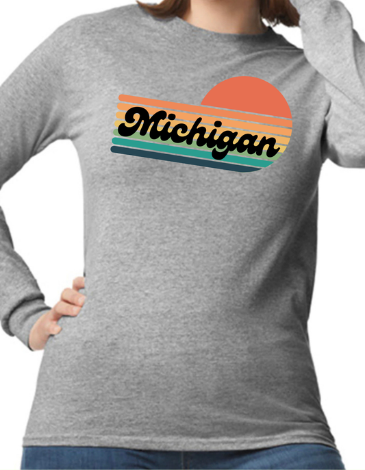 Sunset Michigan Longsleeve