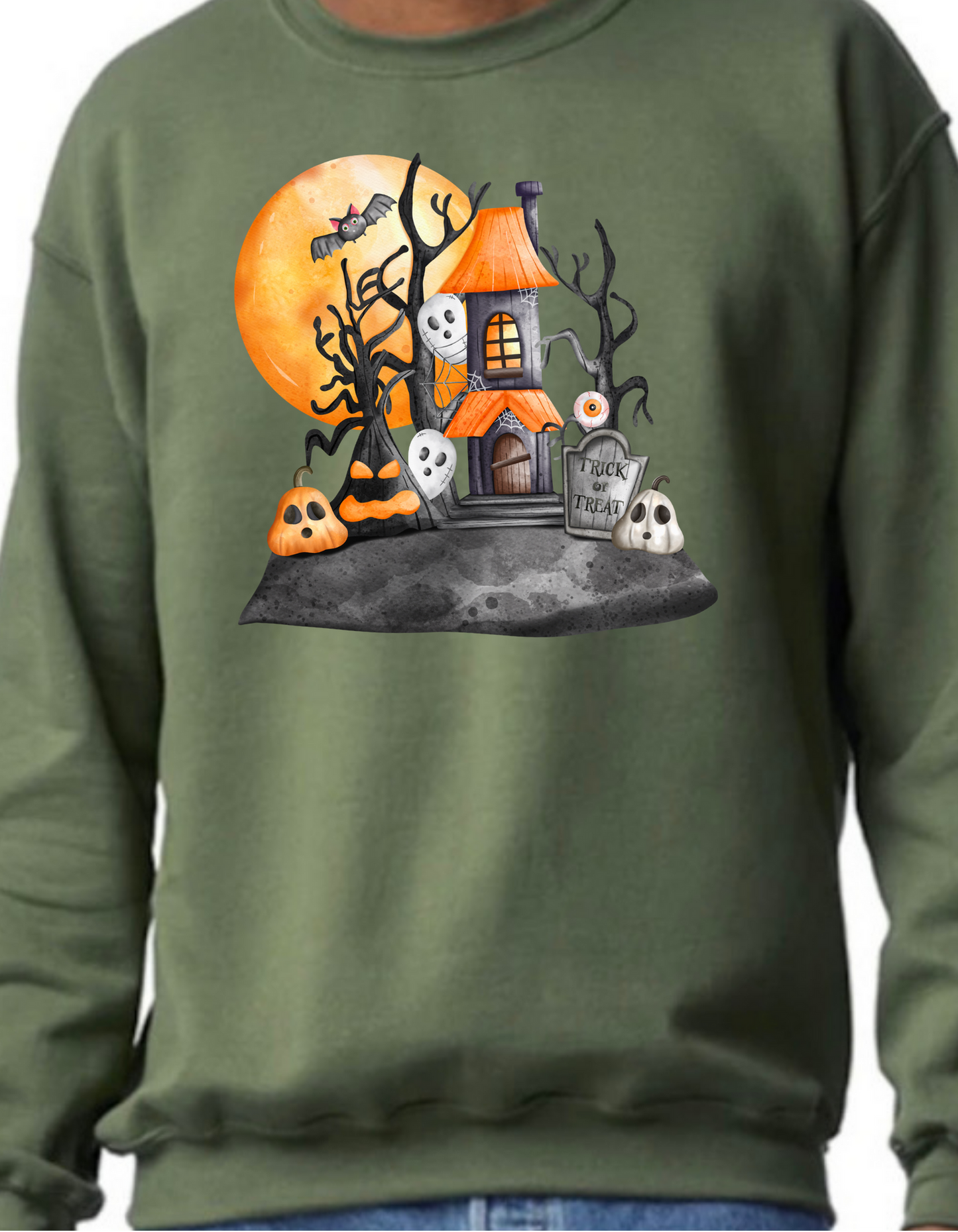 Haunted House Crewneck