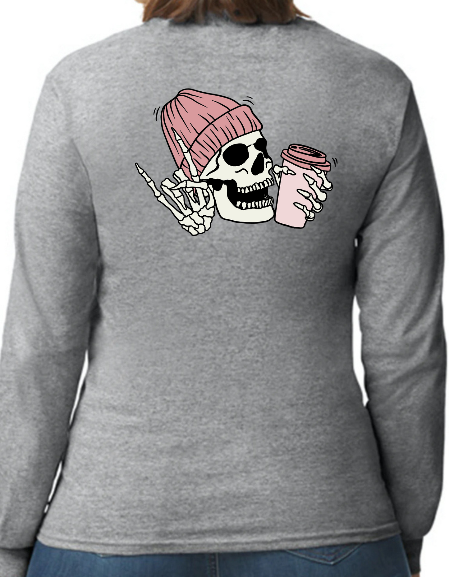 Skeleton Coffee Longsleeve