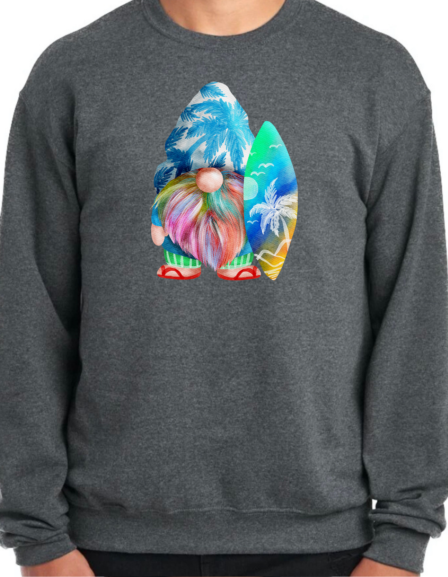 Surfin’ Gnome Crewneck