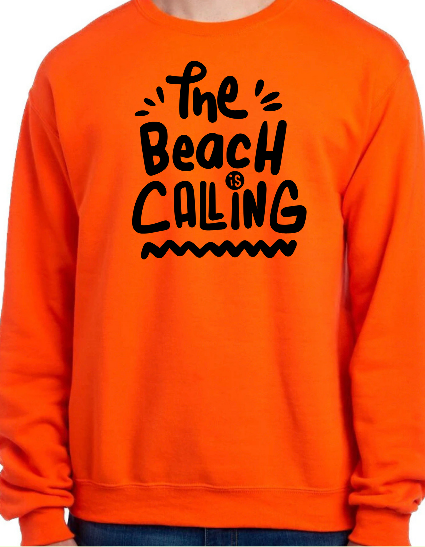 The Beach is Calling Crewneck