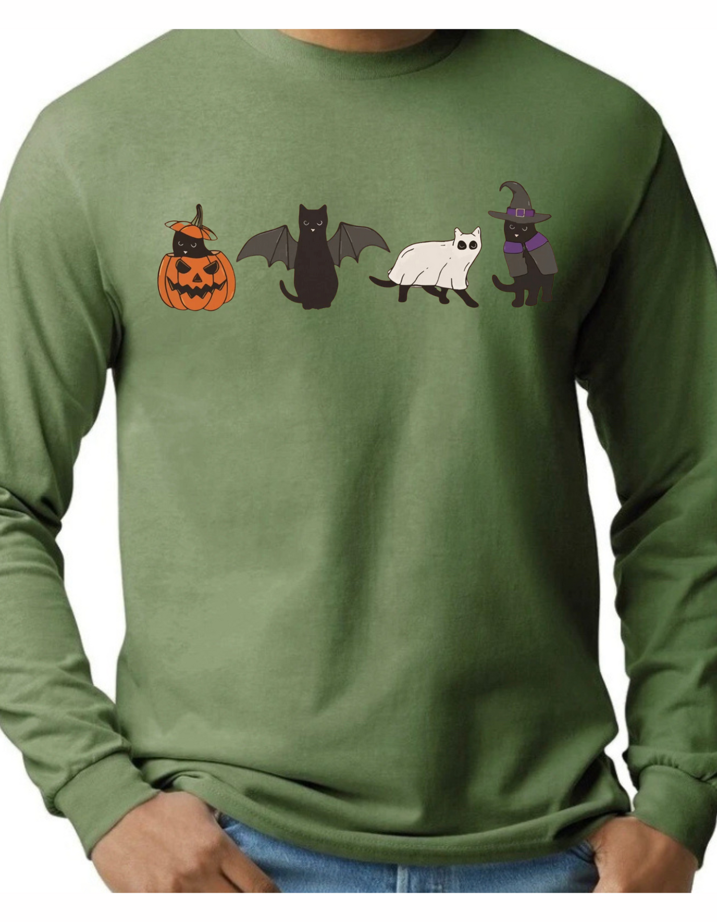 Halloween Cat Longsleeve