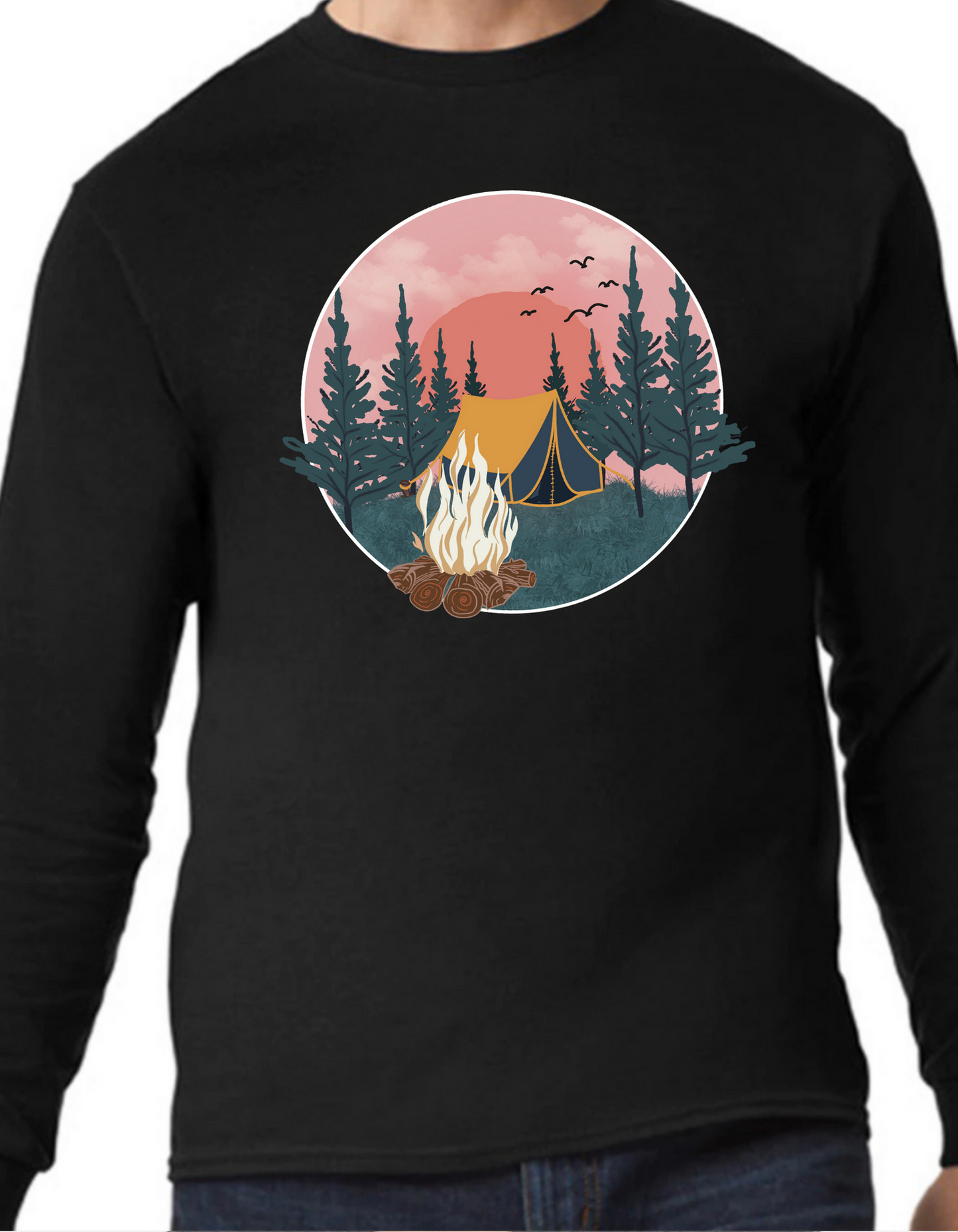 Campfire Sunset Longsleeve