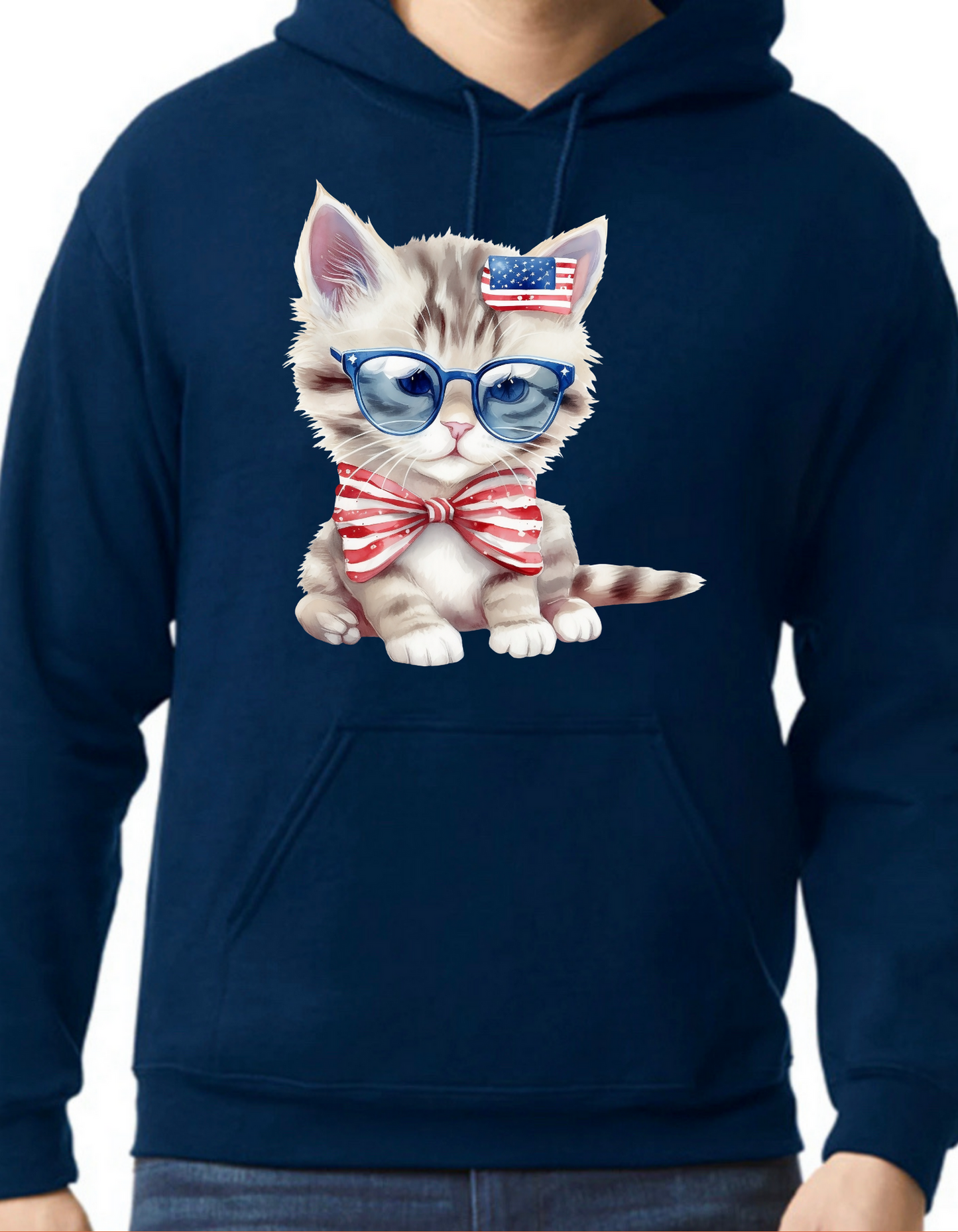 Patriotic Kittens Hoodie