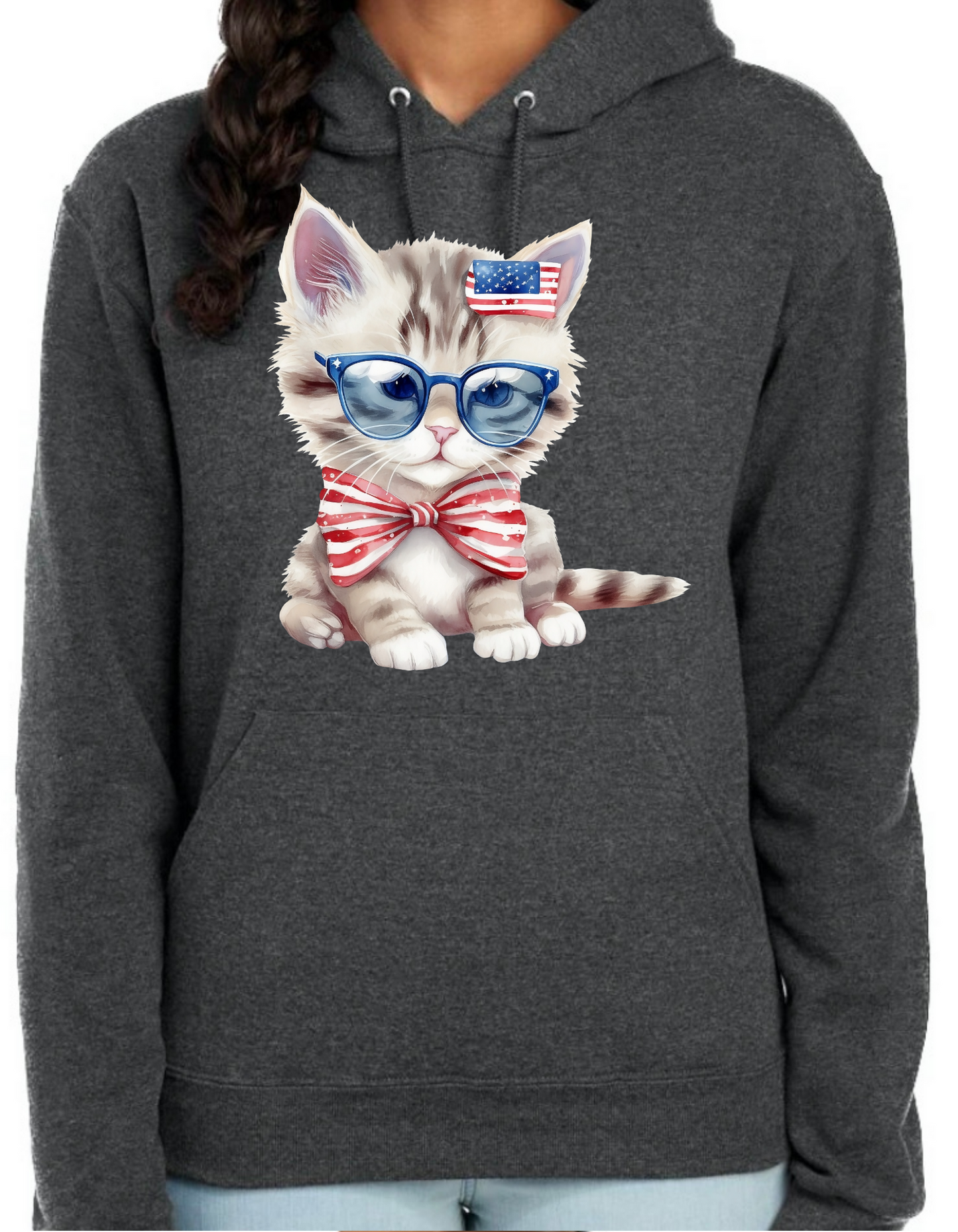 Patriotic Kittens Hoodie