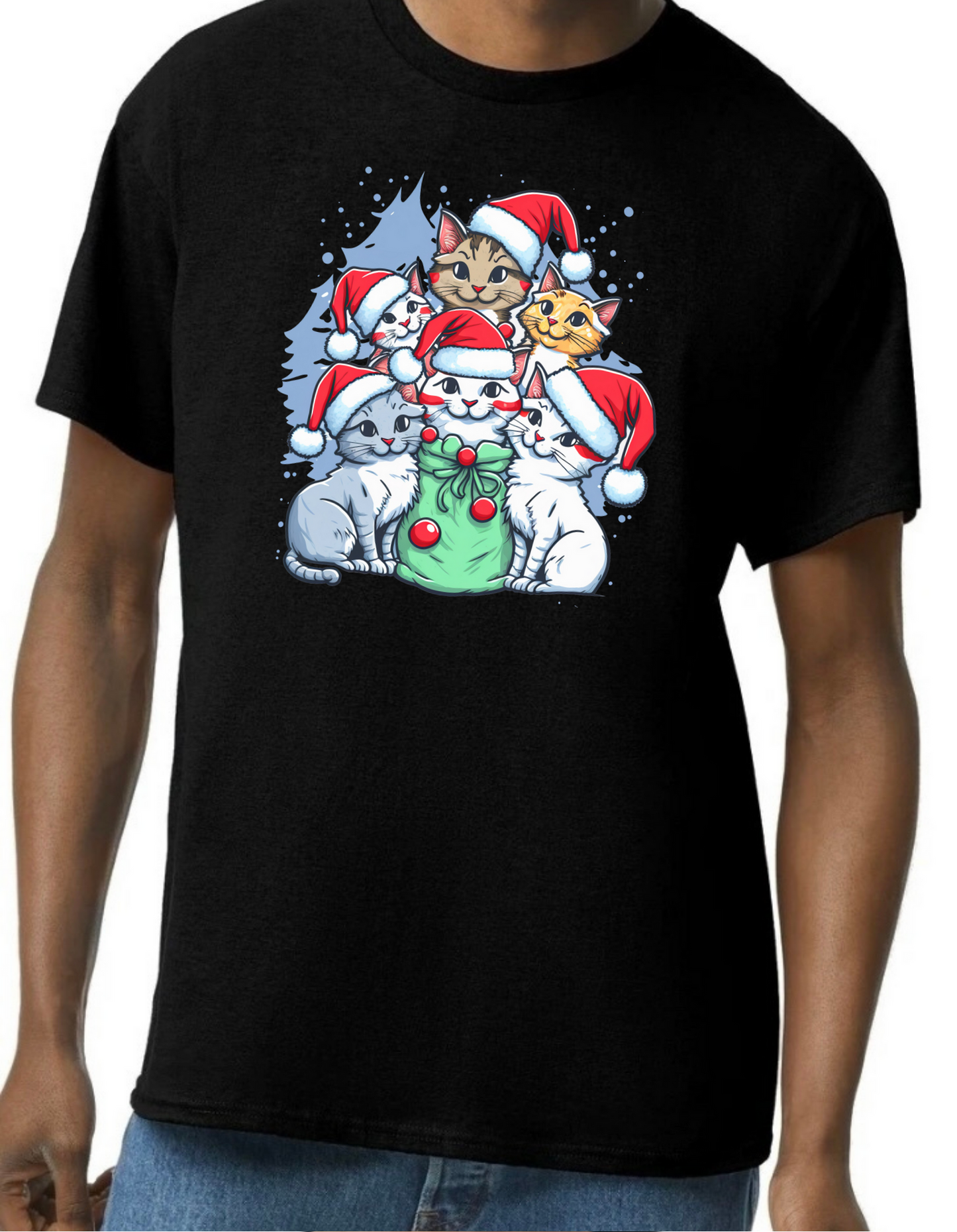 Christmas Cats Graphic Tee