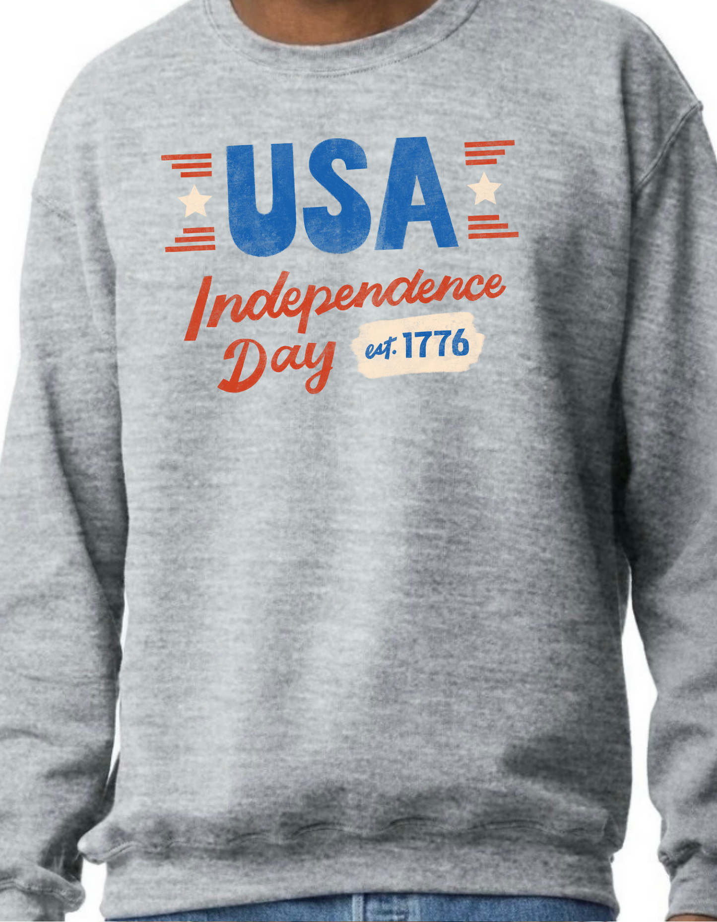 USA Independence Day Crewneck