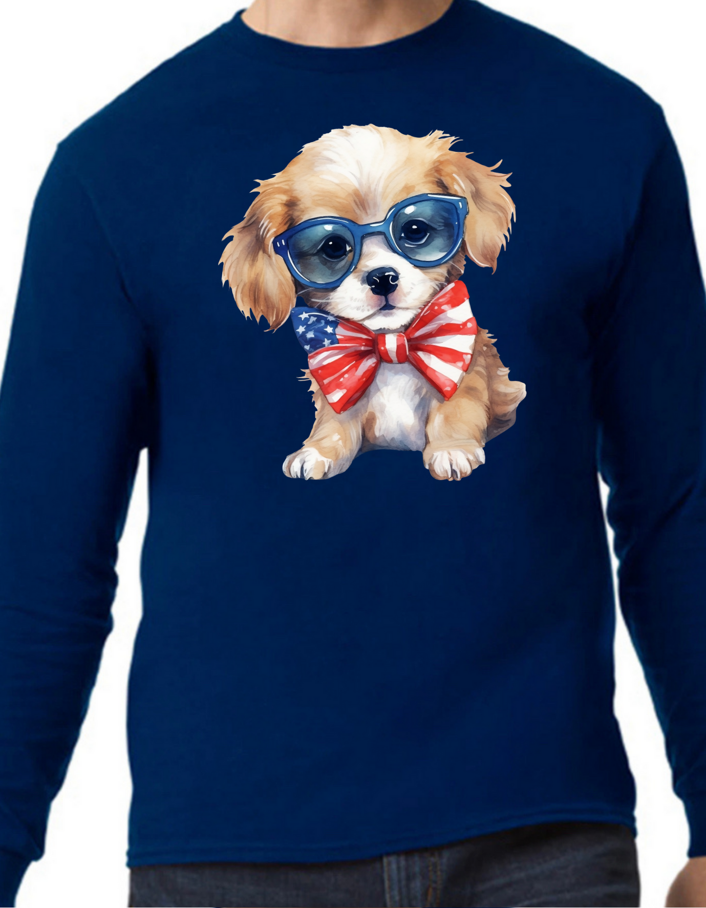 Patriotic Dogs Longsleeve