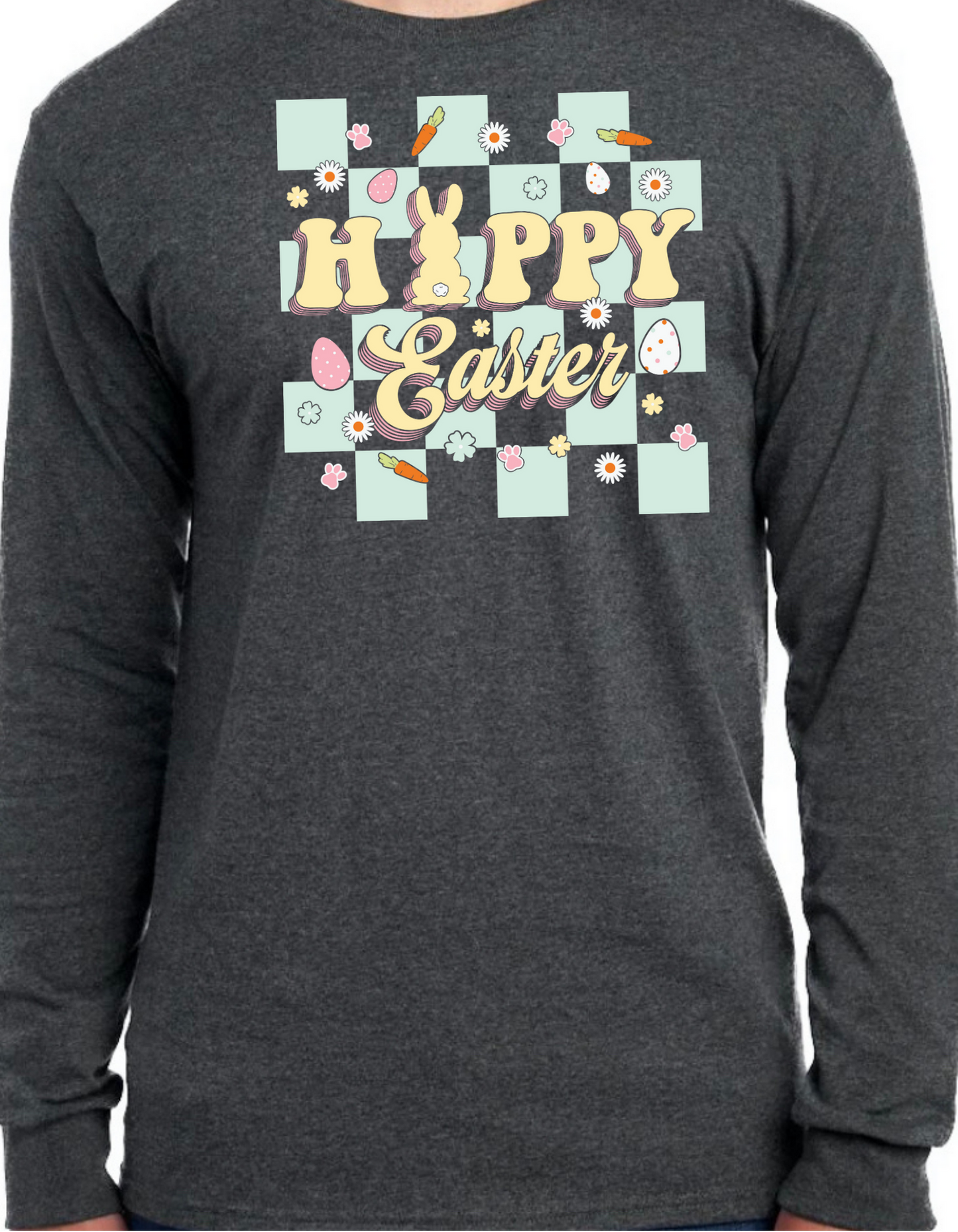 Retro Happy Easter Longsleeve