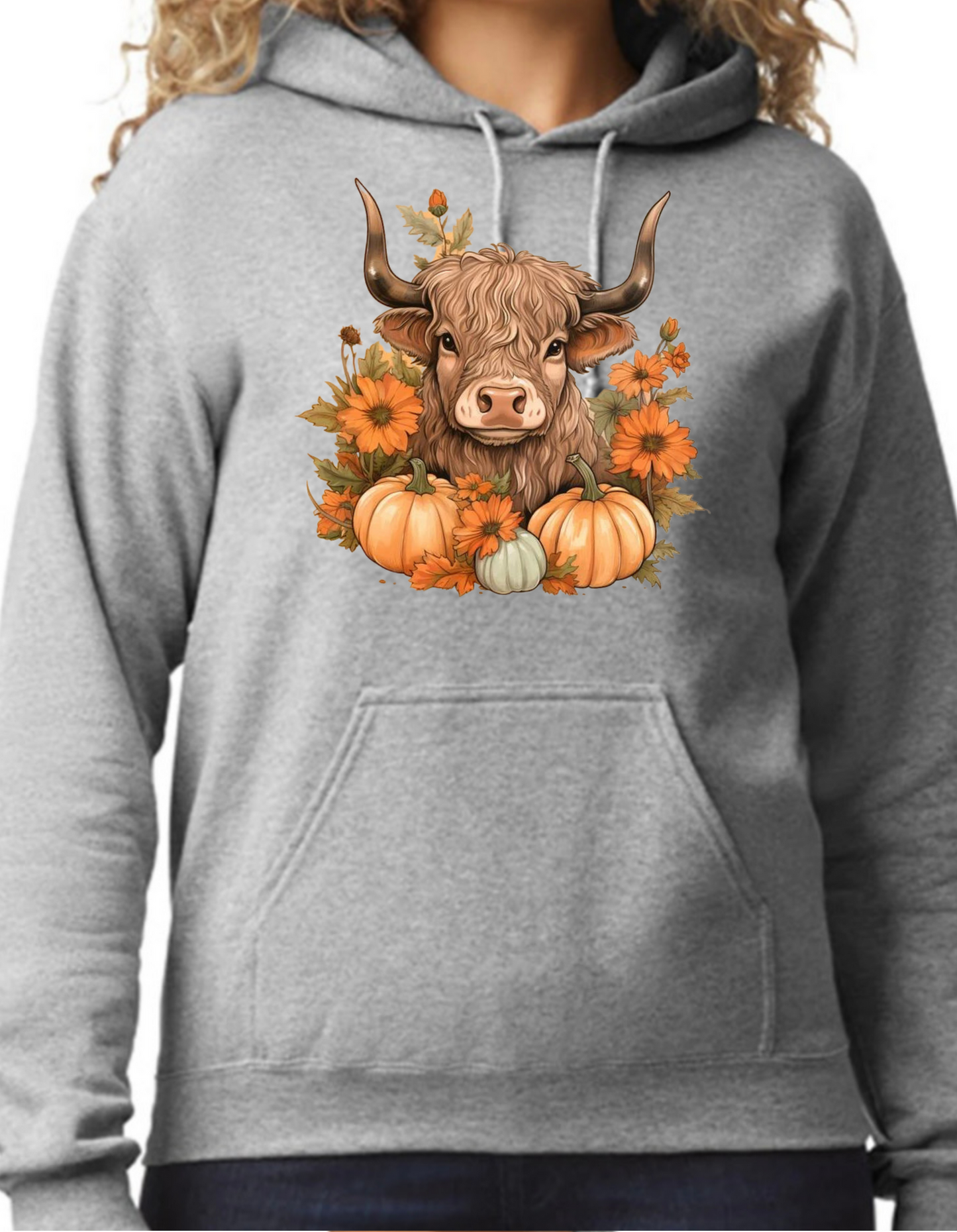 Fall Cow Hoodie