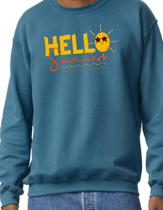 Hello Summer Sunshine Crewneck