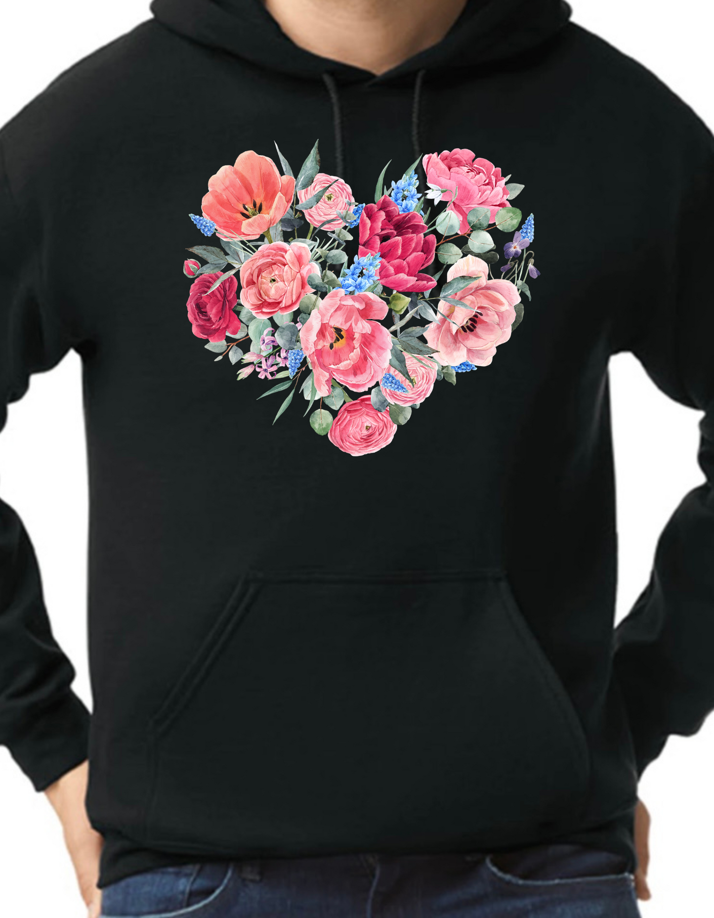 Flower Heart Hoodie