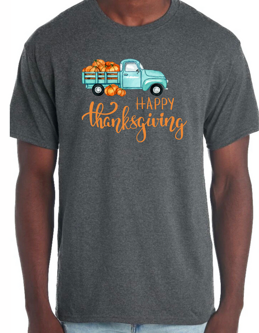 Happy Thanksgiving Truck Graphic Tee