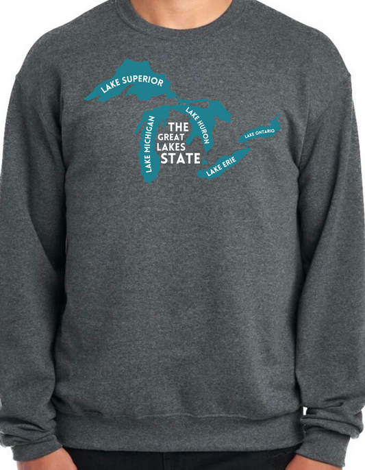 The Great Lakes State Crewneck