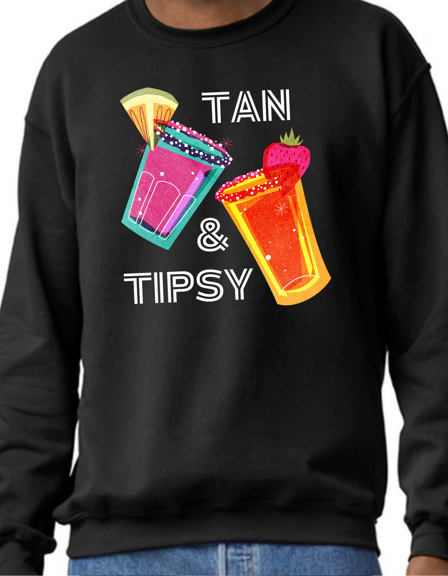 Tan & Tipsy Crewneck