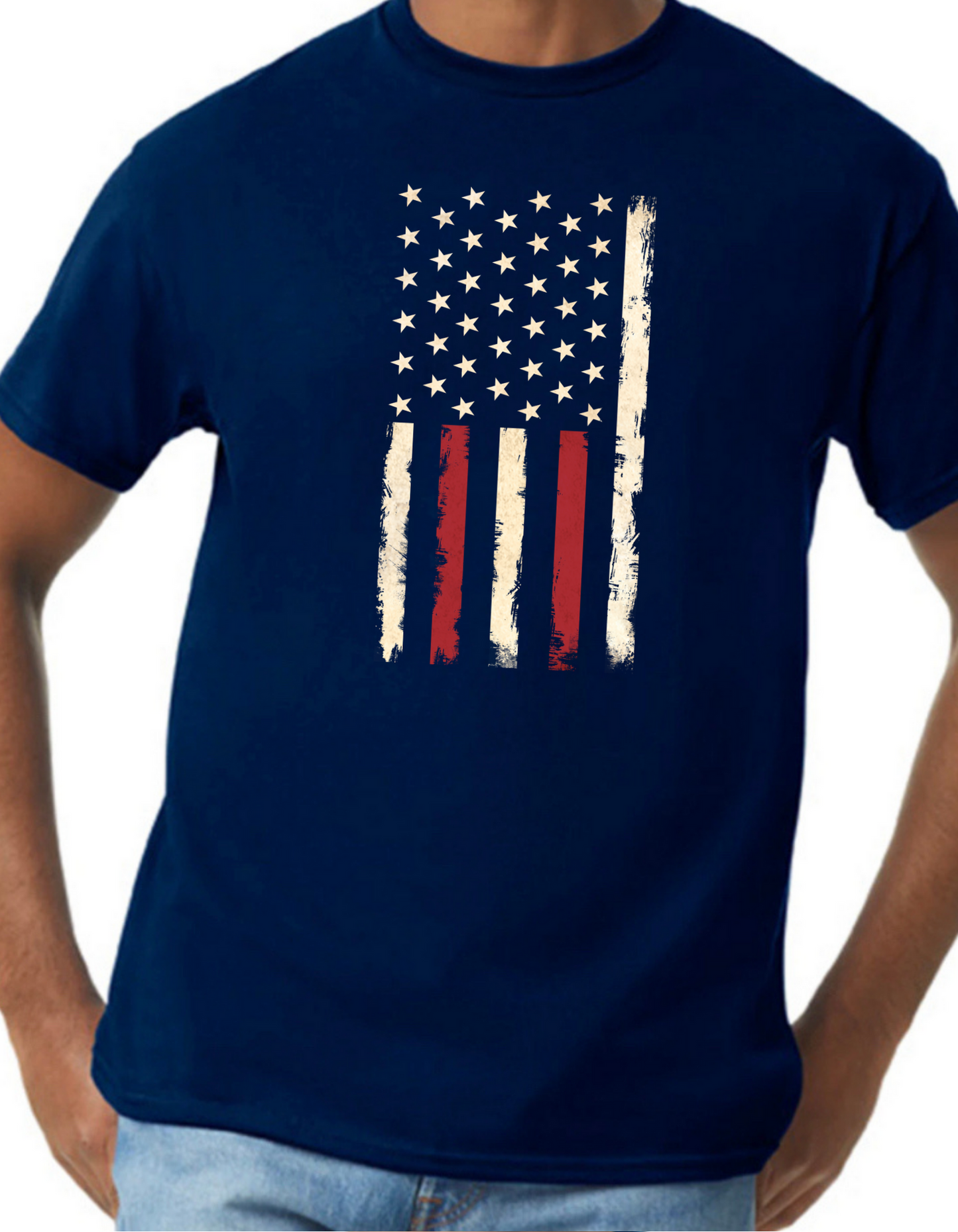 American Flag Graphic Tee