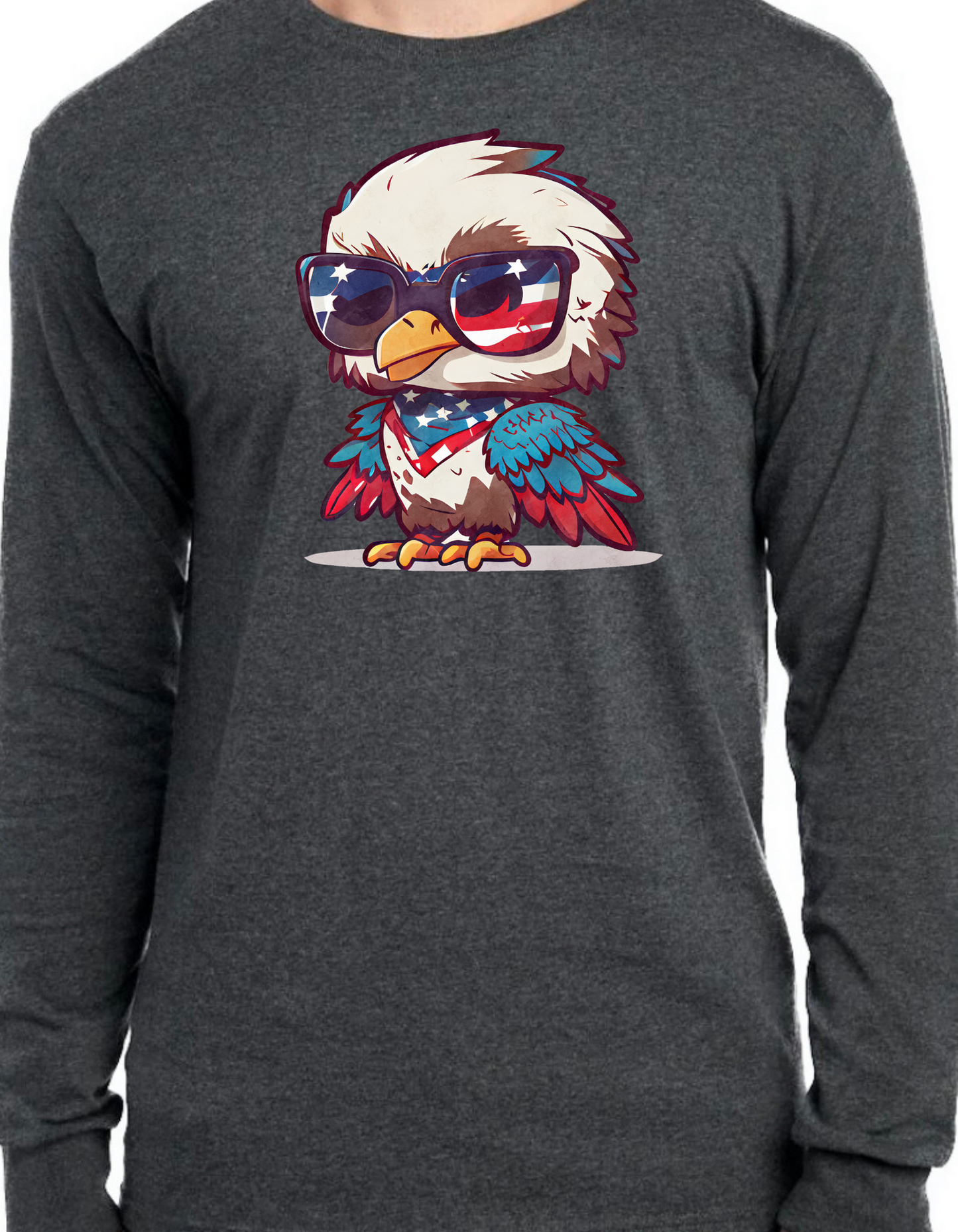 Patriotic Eagle Longsleeve