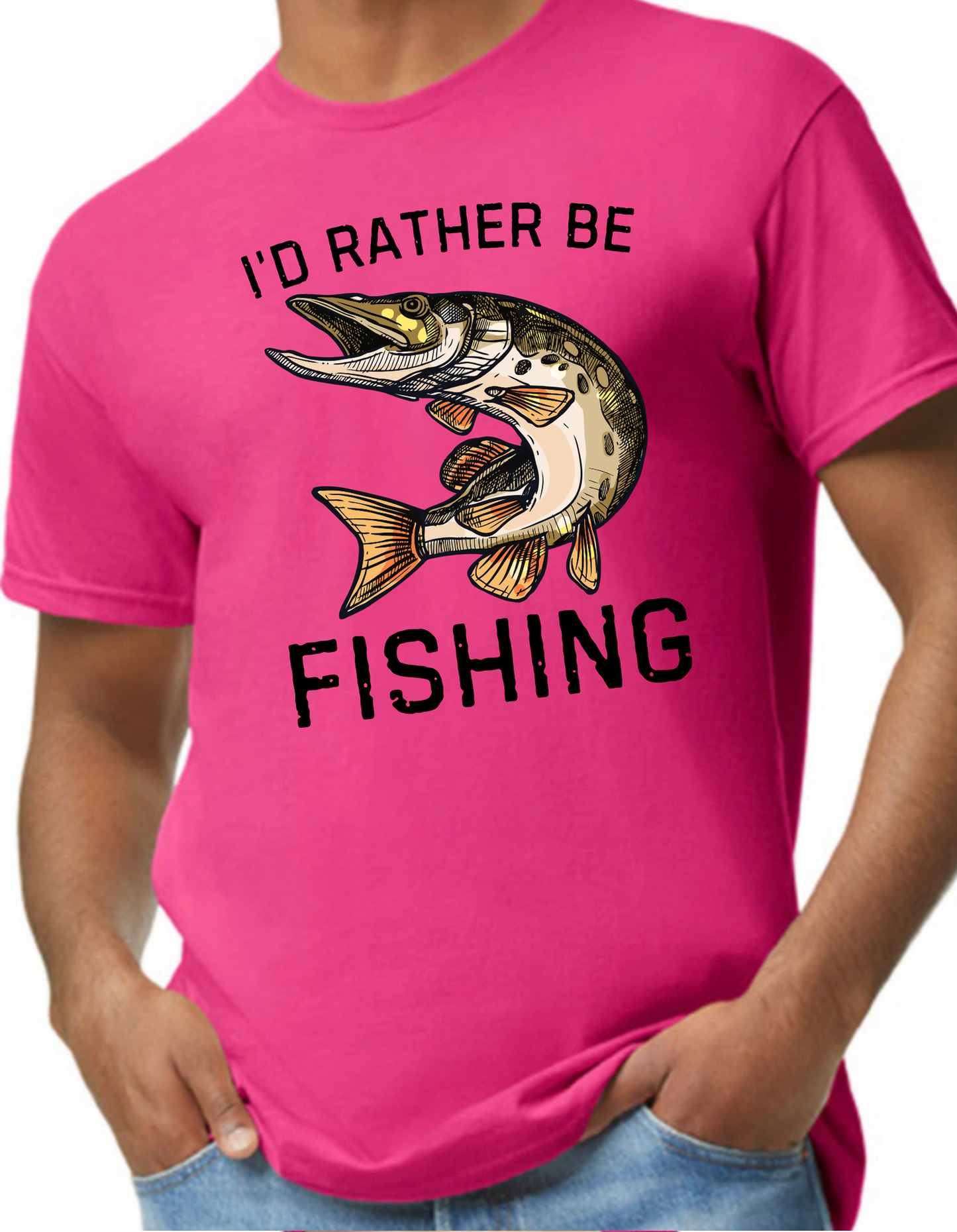 I’d Rather Be Fishing Graphic Tee