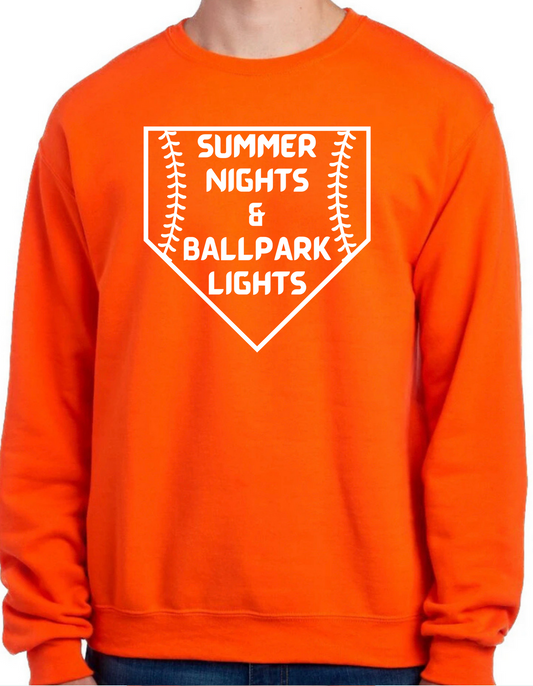 Summer Nights & Ballpark Lights Crewneck