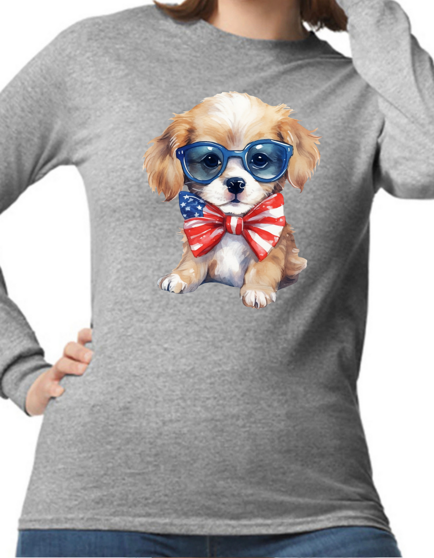 Patriotic Dogs Longsleeve