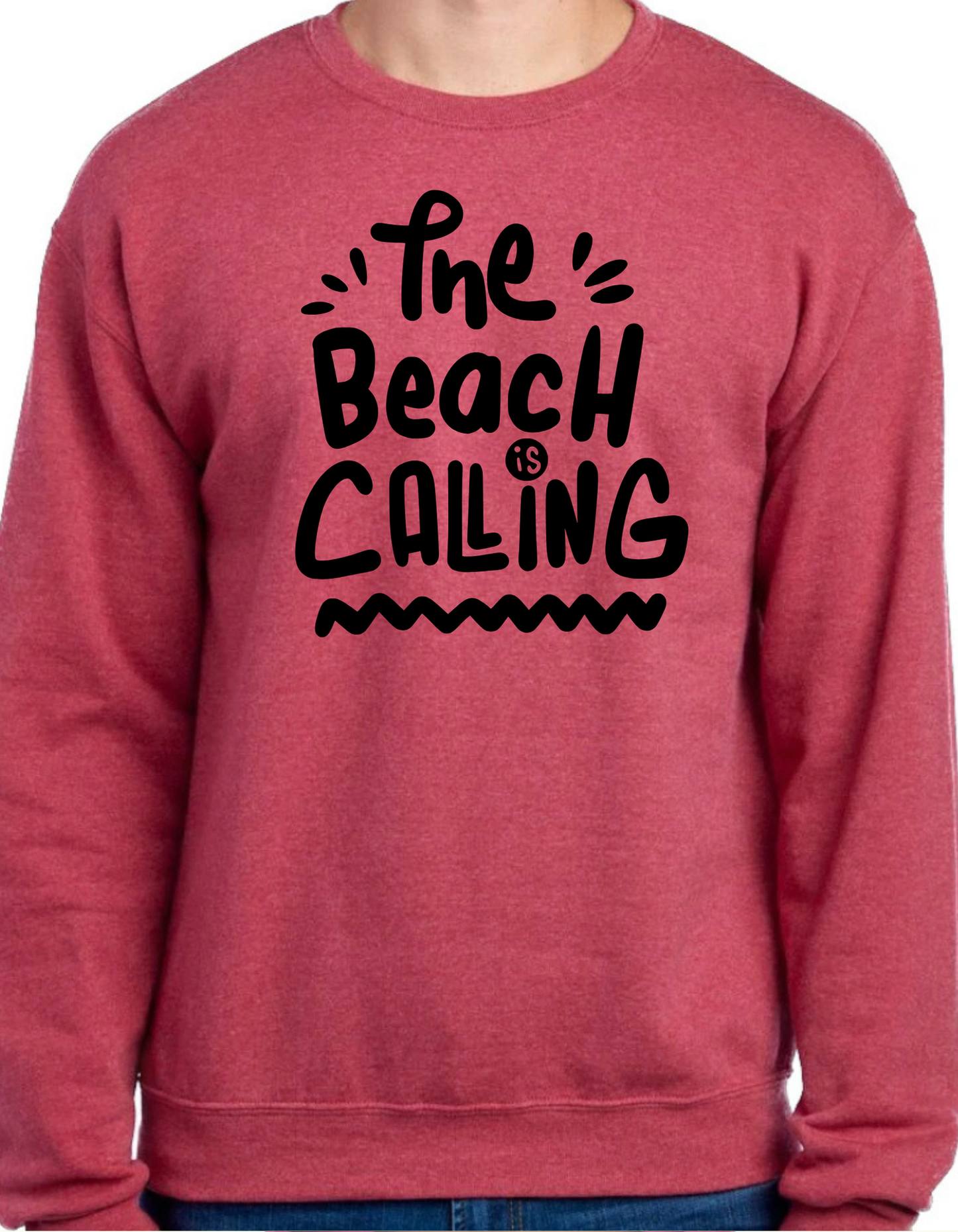 The Beach is Calling Crewneck