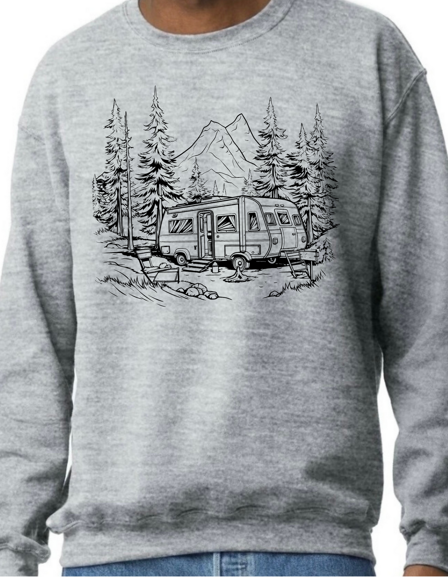 Camping in the Moment Crewneck