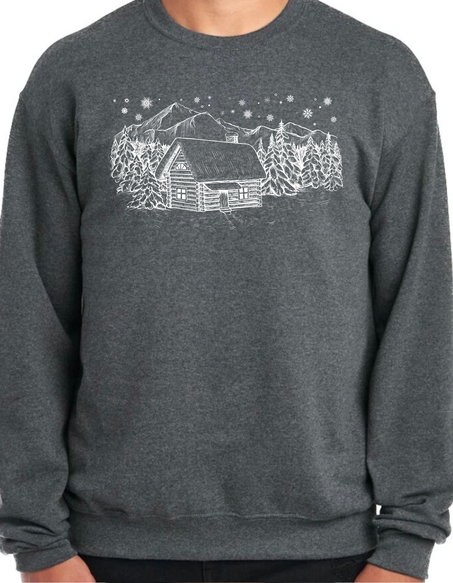 Winter Cabin Crewneck